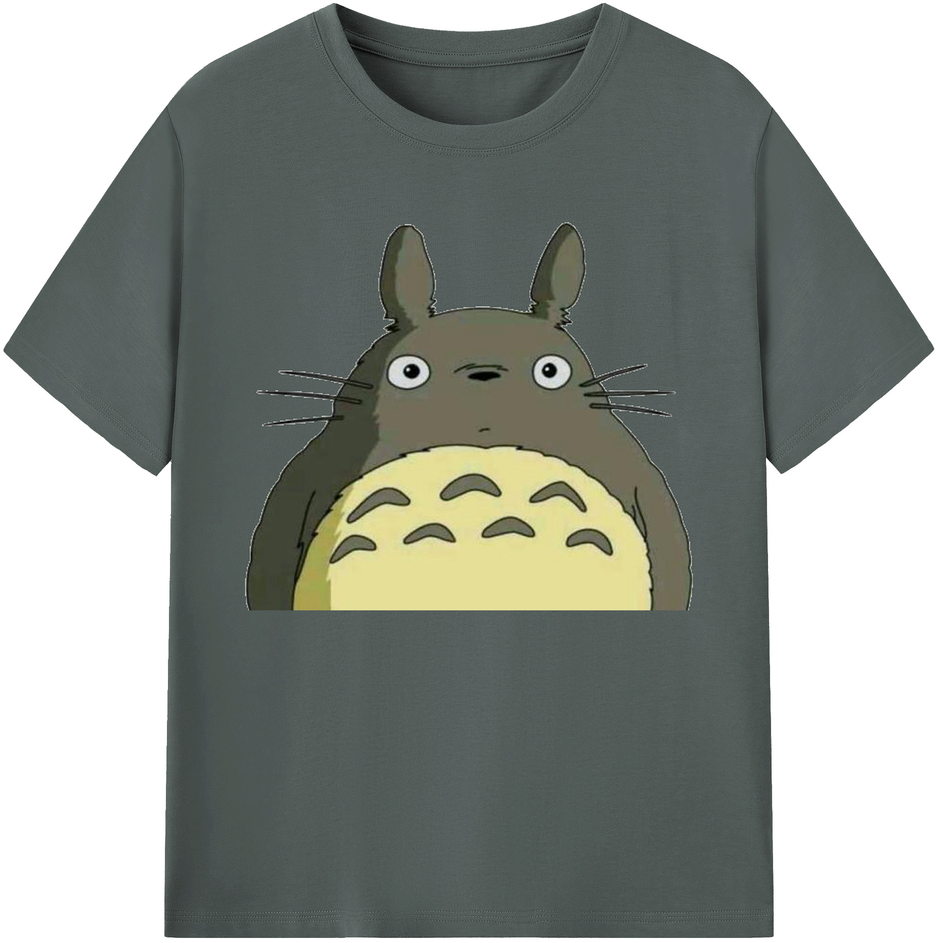 （画像用） となりのトトロ 草壁メイ 草壁サツキ My Neighbor Totoro Satsuki Kusakabe Mei Kusakabe 綿100％ メンズ半袖Tシャツ｜肌触りやわらか＆通気性
